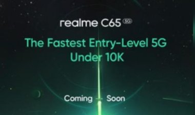 रियलमी का 10 हजार से कम में सबसे तेज एंट्री-लेवल 5जी स्मार्टफोन 'सी65' होगा लॉन्च!
