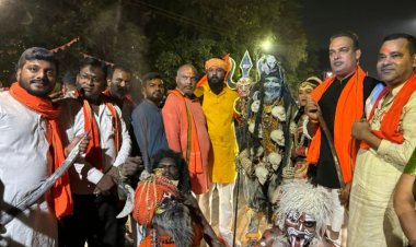 भव्य शोभा यात्रा में शामिल हुए विधायक ललित चंद्राकर 