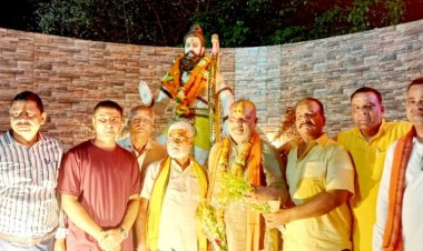 "भगवान परशुराम जी शास्त्र एवं शस्त्र विधा के सामंजस्य की प्रतिमूर्ति है" : ललित चंद्राकर 