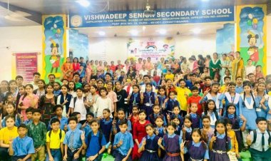 विश्वद्वीप पब्लिक स्कूल दुर्ग में जिला स्तरीय समर कैंप का हुआ शुभारंभ, विभिन्न स्कलों से 140 विद्यार्थी हुए शामिल