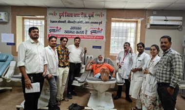 सुरेंद्र चंदेल एवम भावेश जैन ने रक्तदान कर बचाई दो मरीजों की जिंदगी...