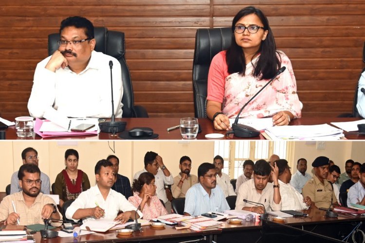 कलेक्टर सुश्री ऋचा प्रकाश चौधरी ने जिले के ब्लैक स्पॉट्स में जल्द सुधार पूरा करने दिए निर्देश