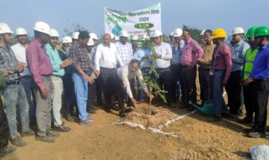 वृक्षारोपण कर प्रकृति के प्रति संरक्षण का संदेश दिया...