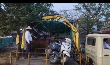 नेहरू नगर सूर्या मॉल क्षेत्र एवं इंदिरा मार्केट में नो पार्किग में खडी वाहनो पर  कार्यवाही