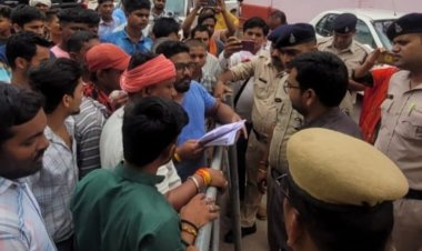 ग्रामीणों ने की भारतमाला परियोजना में अवैध खनन की शिकायत..