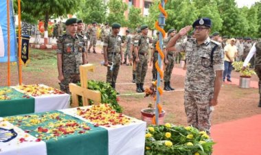 शहीदों को अंतिम सलामी