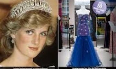 राजकुमारी डायना का एक गाउन क़रीब 9 लाख डॉलर में नीलाम हुई