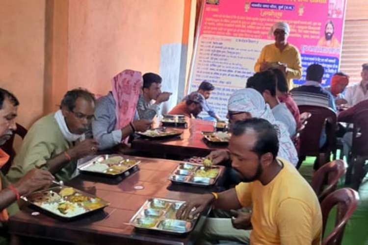 श्रीराम रसोई का हुआ शुभारंभ, 20रू में मिलेगा स्वादिष्ट भरपेट भोजन..