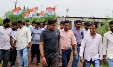 दुर्ग ज़िले के विभिन्न ब्लॉको में युवा कांग्रेस ने किया बिजली दफ़्तर का घेराव.. 