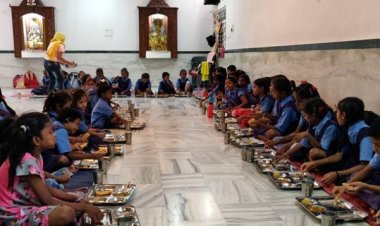 कन्या भोज, महाआरती, 56 भोग के साथ मनाया गया आषाढ़ का गुप्त नवरात्र पर्व