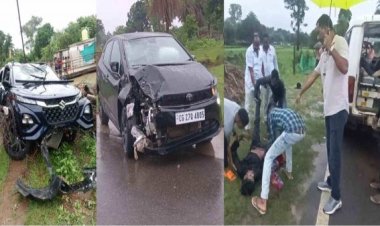 छत्तीसगढ़ : नाले में कार के डूबने से सरकारी डॉक्टर की मौत, तो इधर बाइक और कार की टक्कर में दो युवकों की गई जान