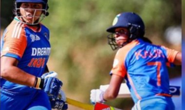 महिला एशिया कप: भारत ने यूएई को दिया 202 रनों का लक्ष्य, हरमनप्रीत कौर और ऋषा घोष ने लगाए अर्धशतक