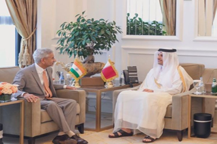 जयशंकर ने दोहा में कतर व भारत के संबंधों को और मजबूत बनाने पर चर्चा की