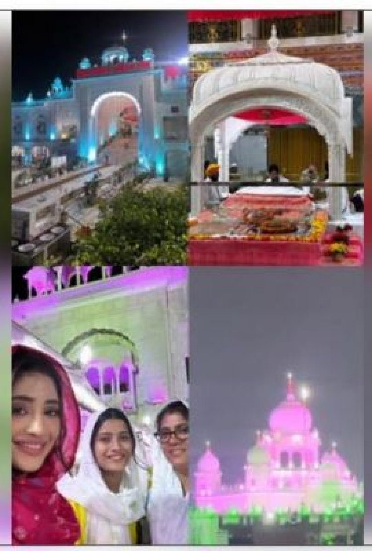 मन्नत मांगने पंचकूला के श्री नाडा साहिब गुरुद्वारा पहुंची शिवांगी जोशी, शेयर की फोटो