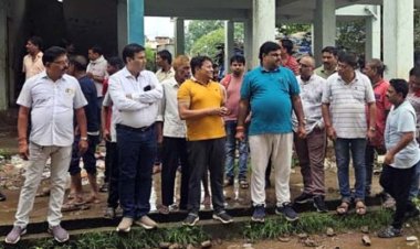 विधायक गजेंद्र यादव मॉर्निंग विजिट में पहुंचे वार्ड 34