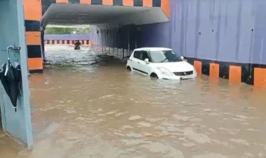 लगातार हो रही बारिश से राजधानी के कई हिस्से हुए जलमग्न, रेलवे अंडर ब्रिज सहित कई इलाकों में भरा पानी