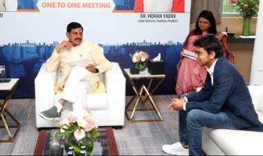 मुख्यमंत्री डॉ. मोहन यादव ने बेंगलुरु में मध्य प्रदेश में निवेश प्रोत्साहन के लिए "इंटरैक्टिव सेशन में उद्योगपतियों से वन-टू-वन चर्चा" की।