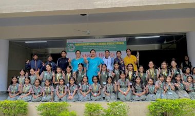 नवनिध हासोमल लखानी स्कूल में राष्ट्रीय खेल दिवस:नींबू दौड़, रस्सी कूद, बोरी दौड़, शतरंज सहित रोमांचक एक्टिविटी में छात्राओं ने लिया भाग