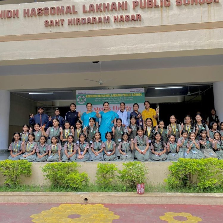 नवनिध हासोमल लखानी स्कूल में राष्ट्रीय खेल दिवस:नींबू दौड़, रस्सी कूद, बोरी दौड़, शतरंज सहित रोमांचक एक्टिविटी में छात्राओं ने लिया भाग