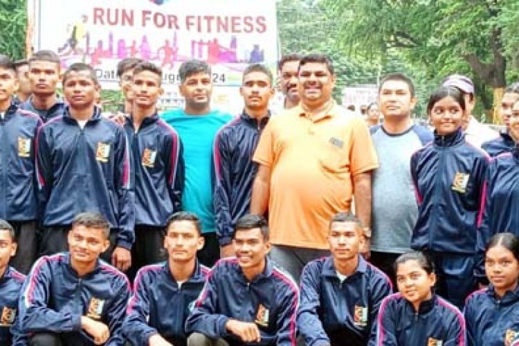 खेल दिवस : विधायक गजेंद्र ने दी शुभकामनायें, रन फॉर फिटनेस में शामिल होकर कैडेट्स का उत्साहवर्धन किये