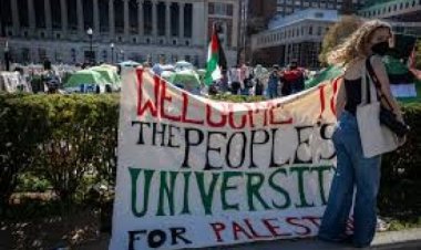 कोलंबिया यूनिवर्सिटी के नए सत्र के पहले दिन ही हुए प्रदर्शन, दो गिरफ़्तार