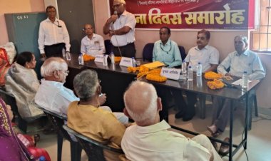 वरिष्ठ नागरिक मंच कोहका के स्थापना दिवस पर सौ से अधिक वरिष्ठ नागरिकों का सम्मान किया गया