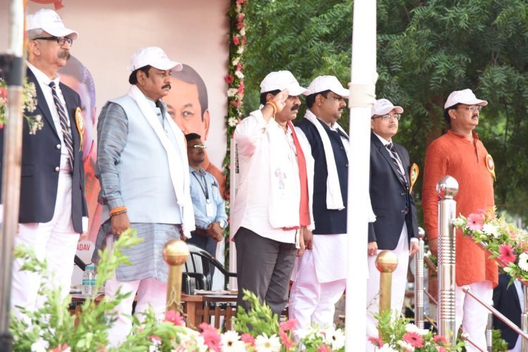 पुलिस के जवान अन्तर्राष्ट्रीय स्तर के प्रतियोगिता में स्वर्ण पदक के साथ देश को गौरवान्वित करें & गृहमंत्री श्री शर्मा