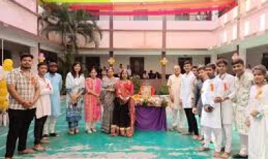 छात्र दृष्टि संघ परिवार ने मनाया नवरात्रि उत्सव