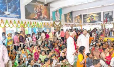 पंचमी पर सिहावा शीतला शक्ति पीठ में भक्त उमड़े