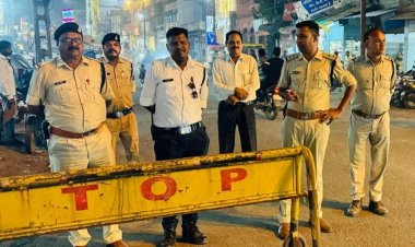 यातायात पुलिस ने बनाया नया ट्रैफिक प्लान:त्योहार की भीड़ से निपटने कई कट ऑफ पॉइंट और वन-वे बनाए; बाइक पार्टी तैयार की