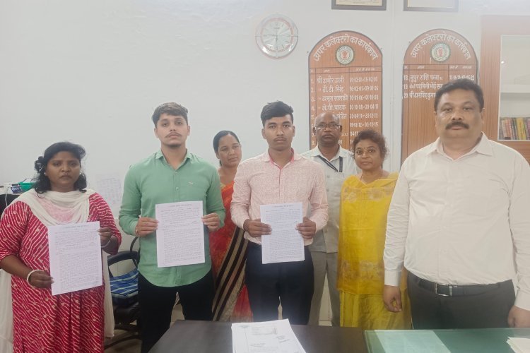 श्रीमती मधुबाला यादव, हिमांशु यादव और अभय राज भगत को भृत्य के पद पर मिली अनुकम्पा नियुक्ति 