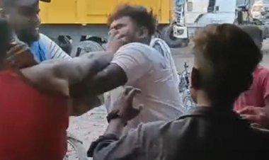 दुकान लगाने को लेकर चले लात-घूंसे, सामान भी फेंका​​​​​​​:दबंग ने साथियों के साथ मिलकर दुकानदार को पीटा, थाने में शिकायत