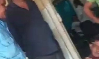 जिला अस्पताल में गार्ड ने मरीज को पीटा, VIDEO:स्वास्थ्य विभाग ने गार्ड को हटाया; कंपनी पर भी लगाया 10 हजार रुपए का जुर्माना