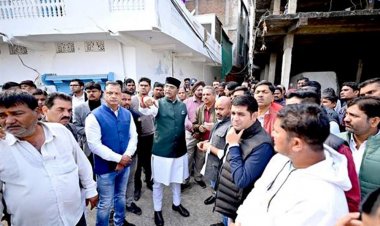 मंत्री विश्वास कैलाश सारंग ने खेड़ापति हनुमान कॉरिडोर छोला के रिंग रोड का किया निरीक्षण