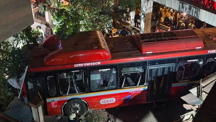 मुंबई में BEST की 332 नंबर की बस ने बेकाबू होकर कई गाड़ियों को टक्कर, अबतक 6 की मौत