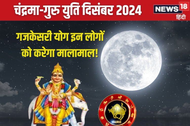 कल होगी चंद्रमा-गुरु की युति, गजकेसरी योग से 3 राशिवाले करेंगे तरक्की, धन लाभ!