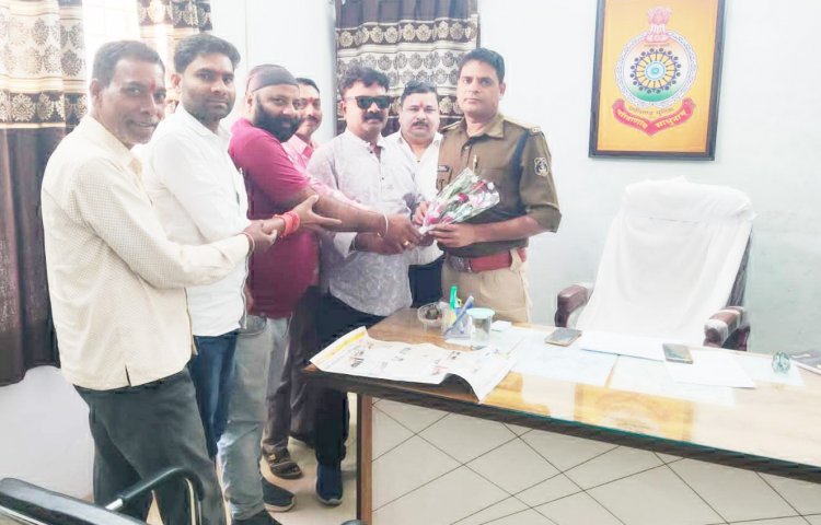 व्यापारी संघ ने एसडीओपी से की मुलाकात