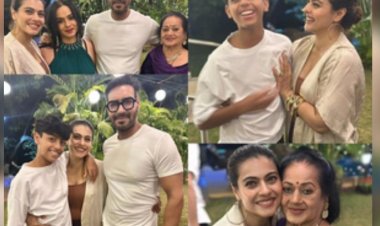 काजोल ने परिवार संग खास अंदाज में मनाया नए साल का जश्न