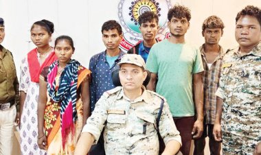 2 ईनामी महिला सहित 6 नक्सली गिरफ्तार