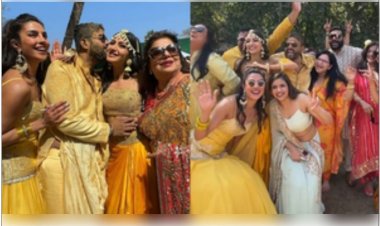 प्रियंका चोपड़ा के भाई की प्री-वेडिंग सेरेमनी में नहीं दिखे निक जोनास