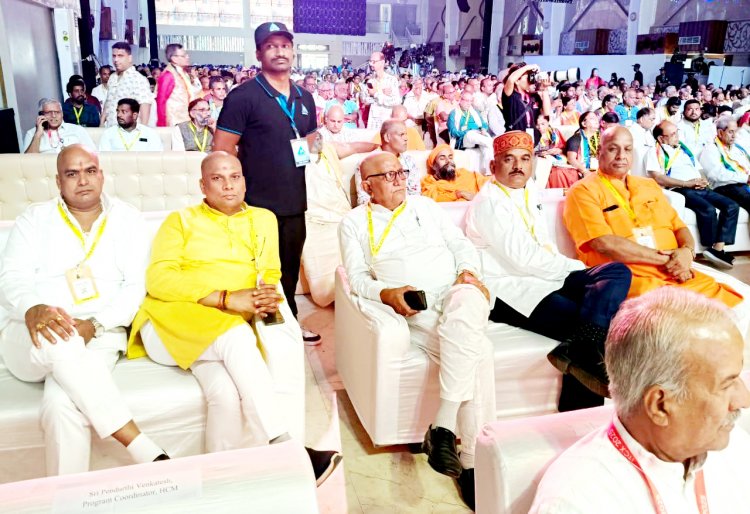 अंतरराष्ट्रीय मंदिर सम्मेलन-एक्सपो 2025 में महासमुंद के प्रतिनिधियों की भागीदारी