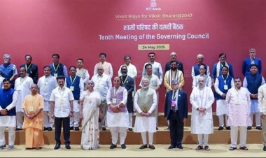 प्रधानमंत्री श्री नरेंद्र मोदी की अध्यक्षता में मुख्यमंत्री डॉ मोहन यादव नीति आयोग शासी परिषद की 10वीं बैठक में शामिल हुए।