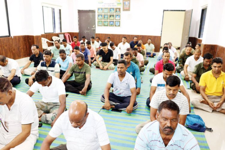 पुलिस लाईन में नि:शुल्क प्राणाहुति से ध्यान की कार्यशाला