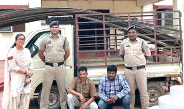 गोदाम से 43 क्विंटल सरिया चुराने वाले दो चोर गिरफ्तार