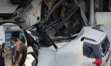 एक्सयूवी 500 डिवाइडर से टकराई, मां-बेटे समेत 4 की मौत, ड्राइवर को झपकी आई