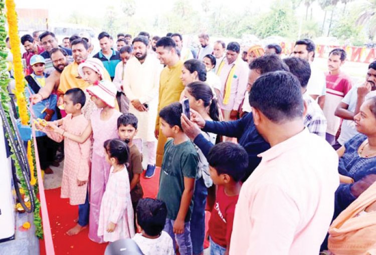 पेट्रोल पंप का उद्घाटन, अब नहीं होगी ईंधन की किल्लत