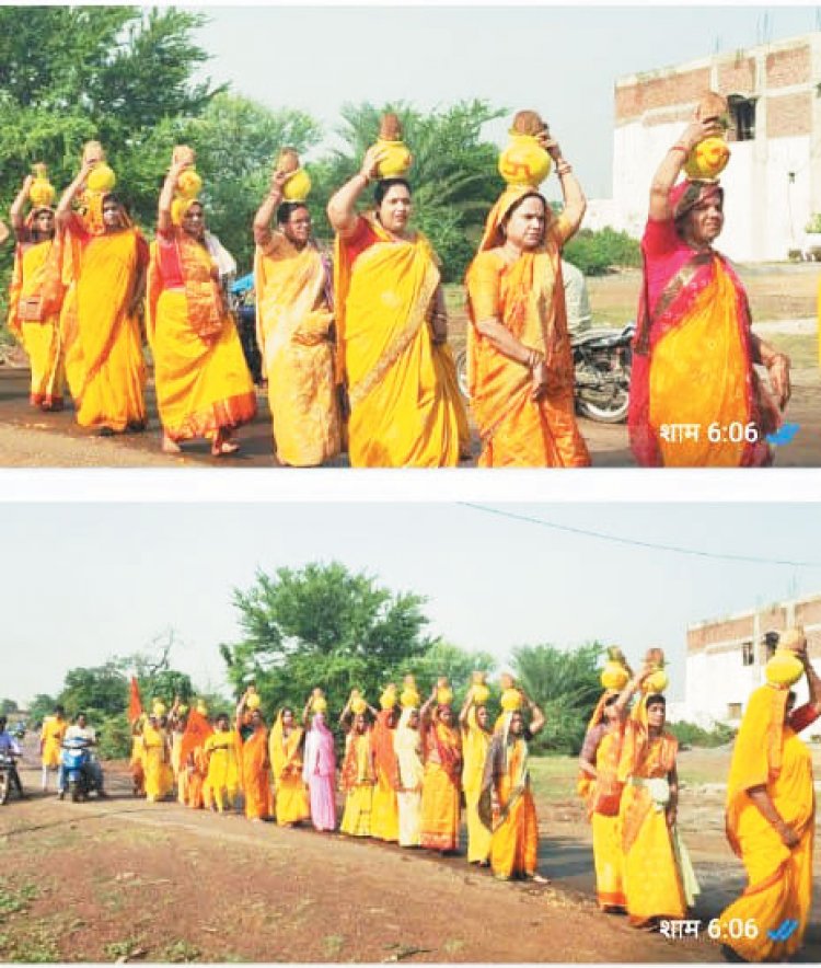 कलश यात्रा के साथ भूतेश्वर नाथ का पुनस्र्थापना महोत्सव शुरू