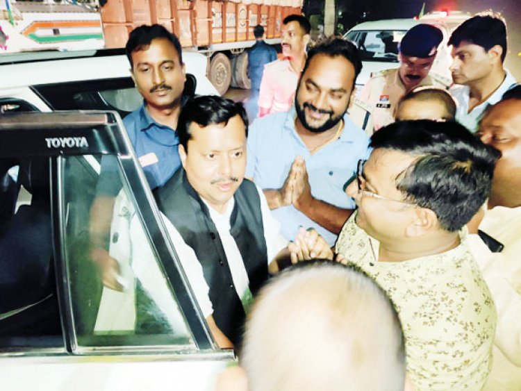 रामानुजगंज में नितिन नबीन का जोरदार स्वागत