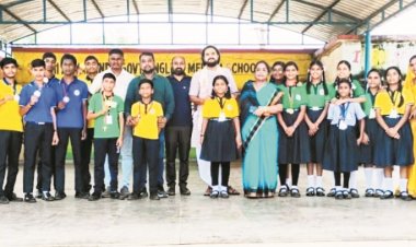 सेजेस जंजगिरी में मुख्यमंत्री सरस्वती साइकिल योजना के तहत साइकिल वितरण