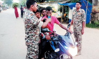 रायगढ़ में ड्रिंक एंड ड्राइव पर पुलिस सख्त